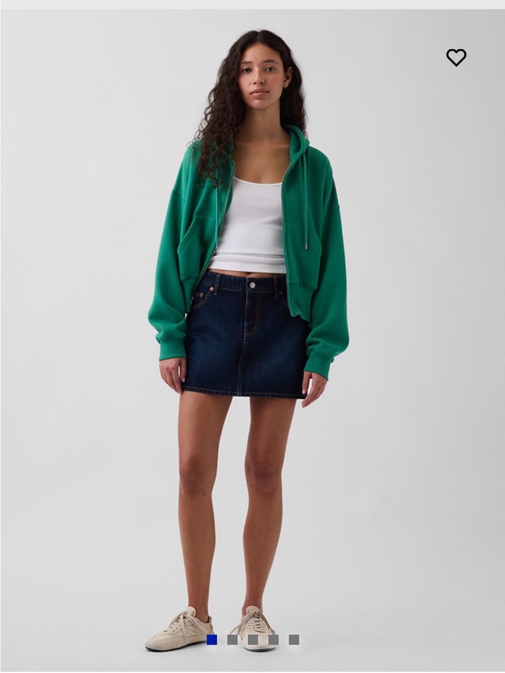 Gap Dark Indigo Denim Mini Skirt
